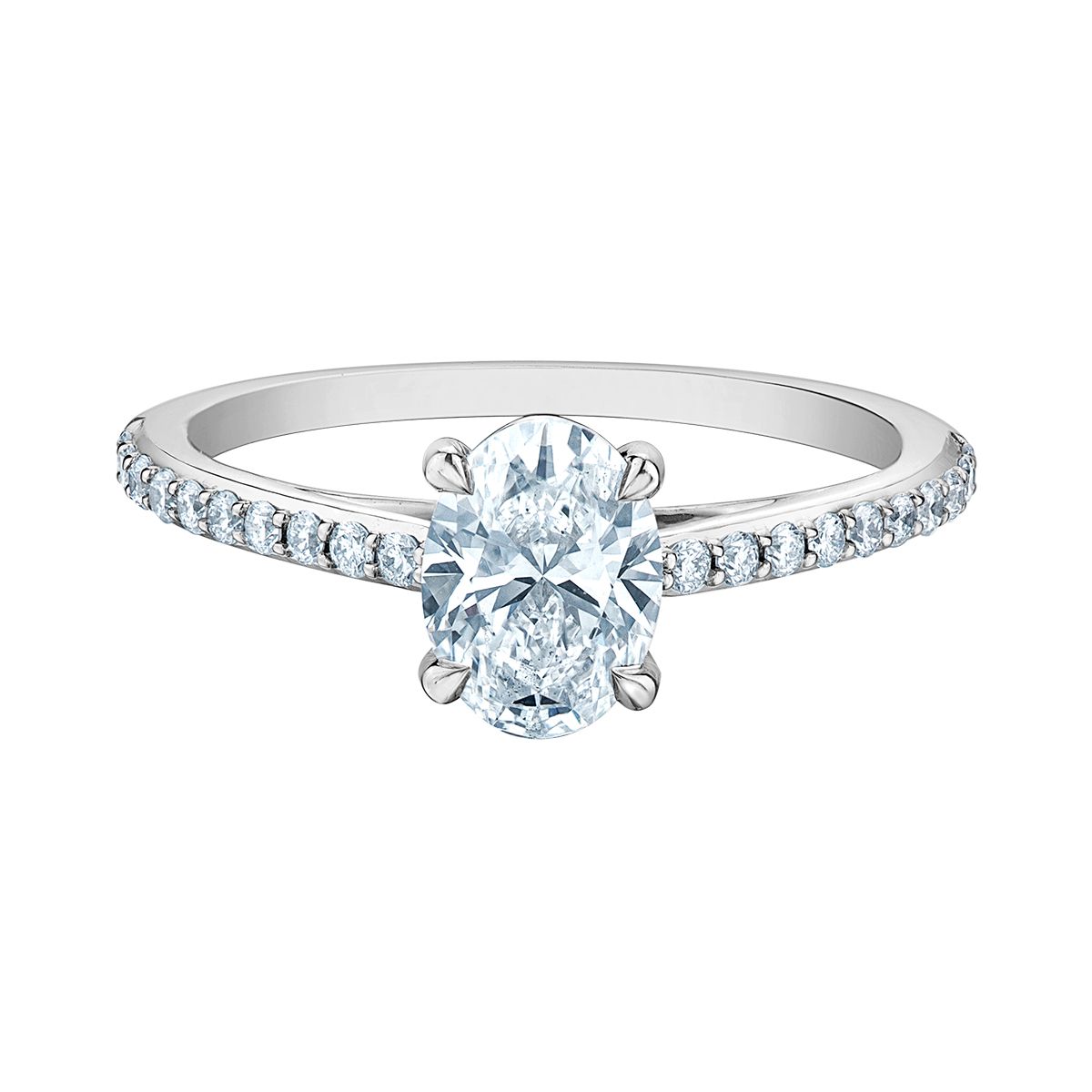 Maple Leaf 14KW 1.20TW Diamond Engagement Ring R31155
