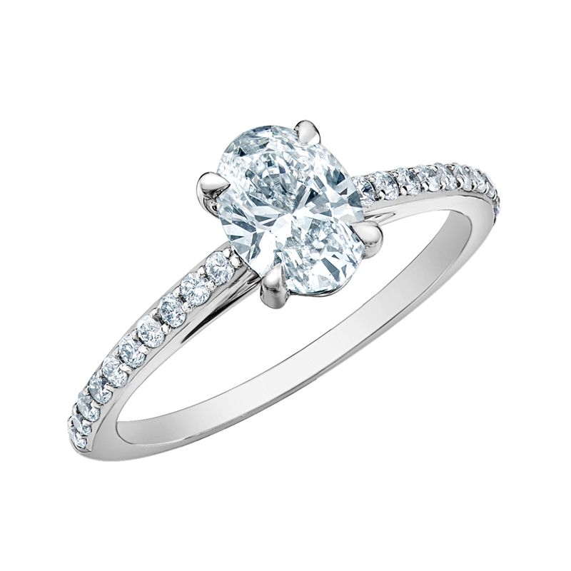 Maple Leaf 14KW 1.20TW Diamond Engagement Ring R31155