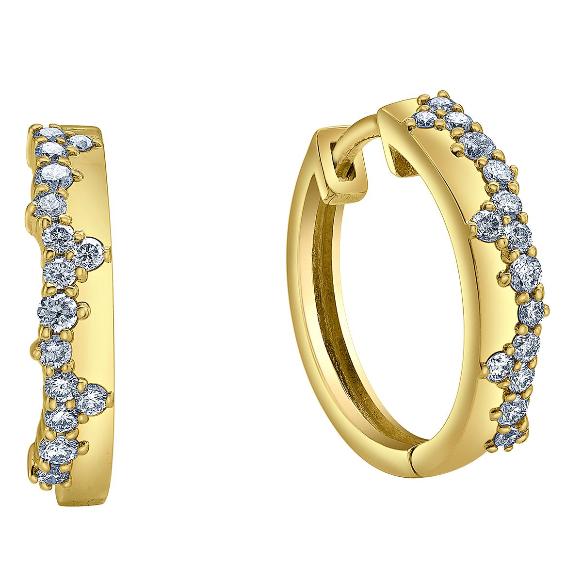 I Am Canadian 14KY .50TW Diamond Earrings EE4855
