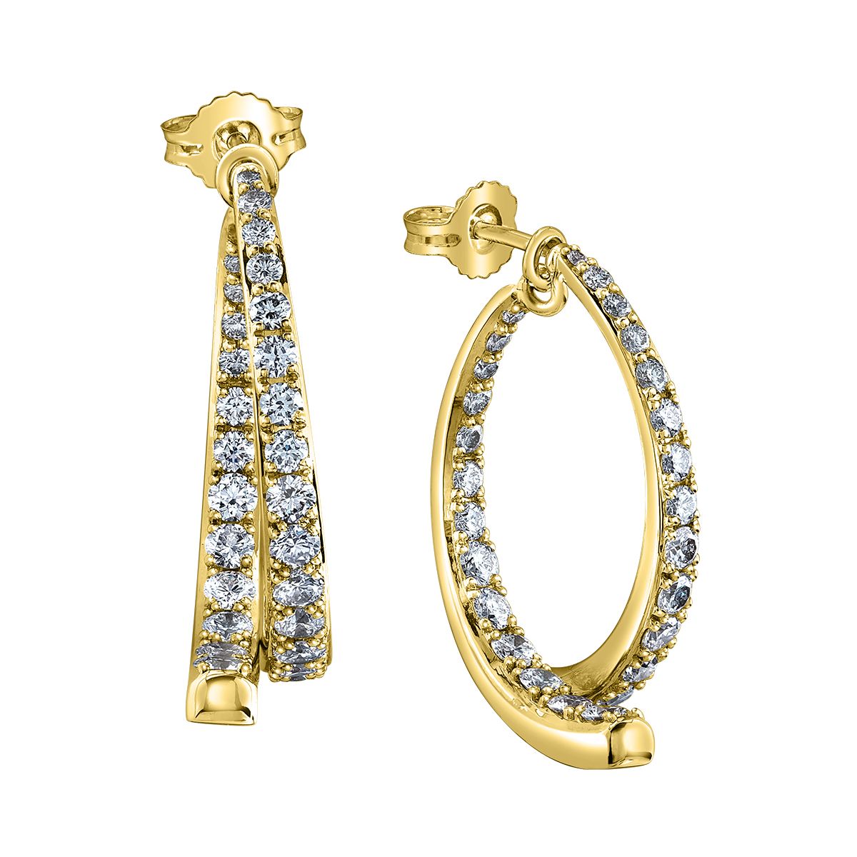 Maple Leaf 14KY 2.00TW Diamond Earrings EE4921