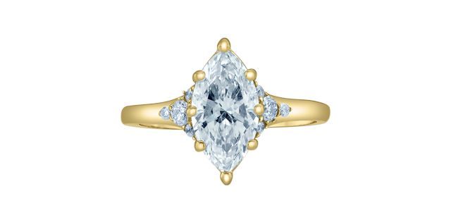 Lab Diamond 14KY 1.65TW Engagement Ring R31619 Diamond Evolution