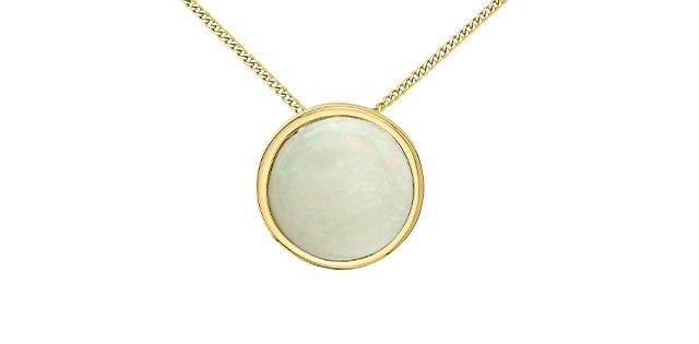 Corona Opal 10KY Gemstone Necklace PP4676