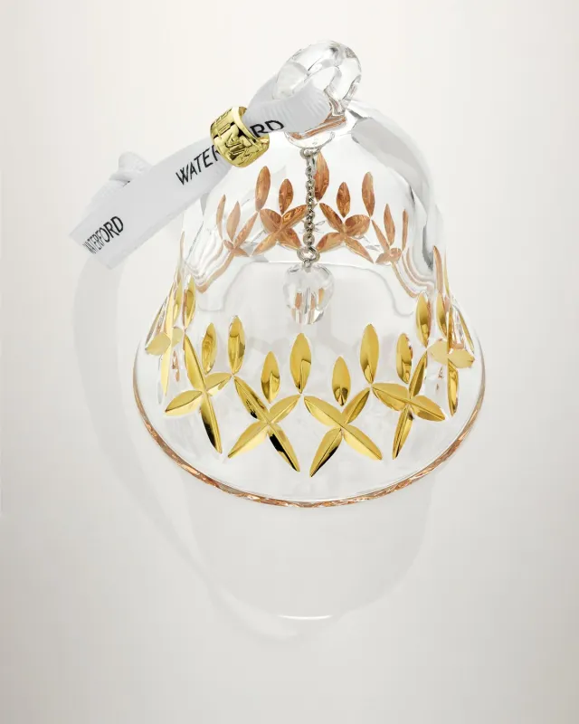 Lismore Bell Ornament Gilded Waterford