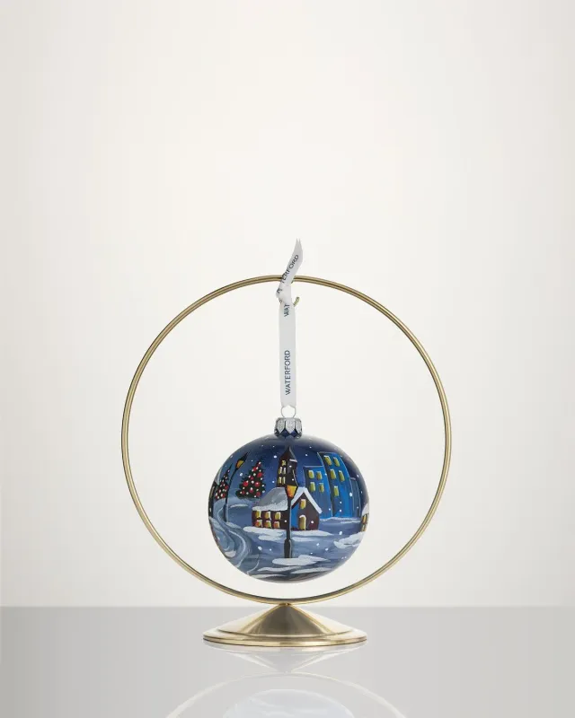 Gold Ornament Small Stand Waterford