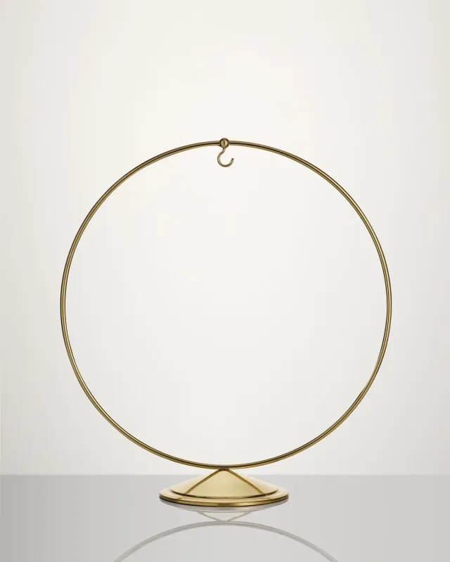 Gold Ornament Large Stand Waterford