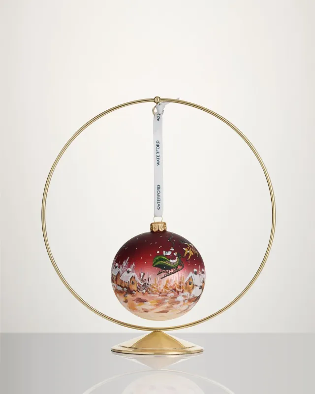 Gold Ornament Large Stand Waterford
