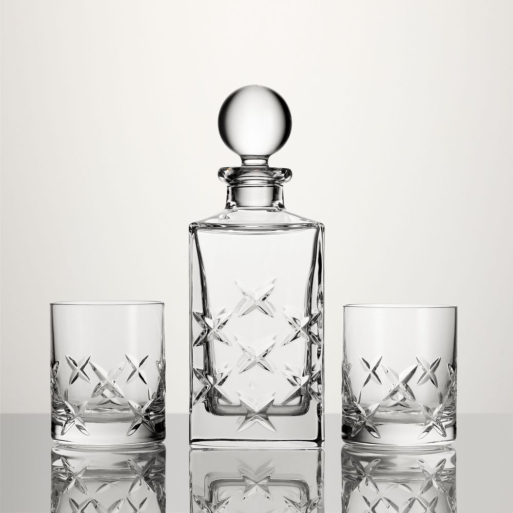 Marquis Riverdale Decanter and Double Old Fashioned 3 Piece Set by Waterford