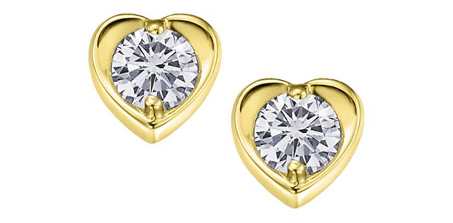 I Am Canadian 10KY .05TW Diamond Earrings EE2670