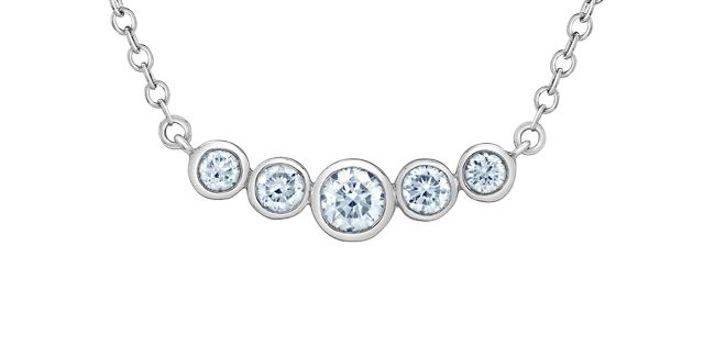 Lab Diamond Sterling Silver .44TW Necklace NN434 Diamond Evolution