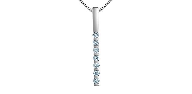 Lab Diamond Sterling Silver .245TW Necklace PP4903 Diamond Evolution