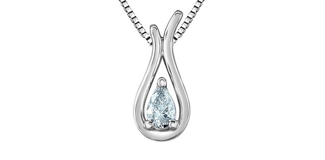 Lab Diamond Sterling Silver .30TW Necklace PP4906 Diamond Evolution