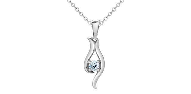 Lab Diamond Sterling Silver .20TW Necklace PP4909 Diamond Evolution