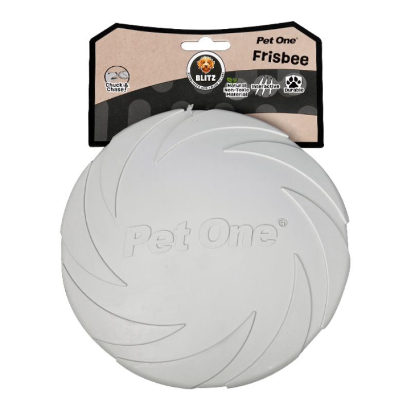 Blitz Rubber Frisbee Grey