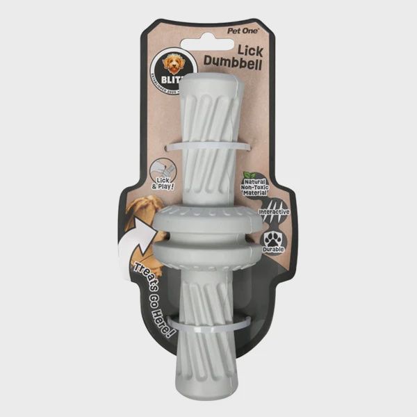 Blitz Rubber Lick Dumbbell Grey L