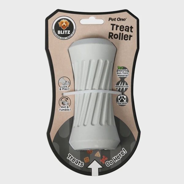 Blitz Rubber Treat Roller Grey L