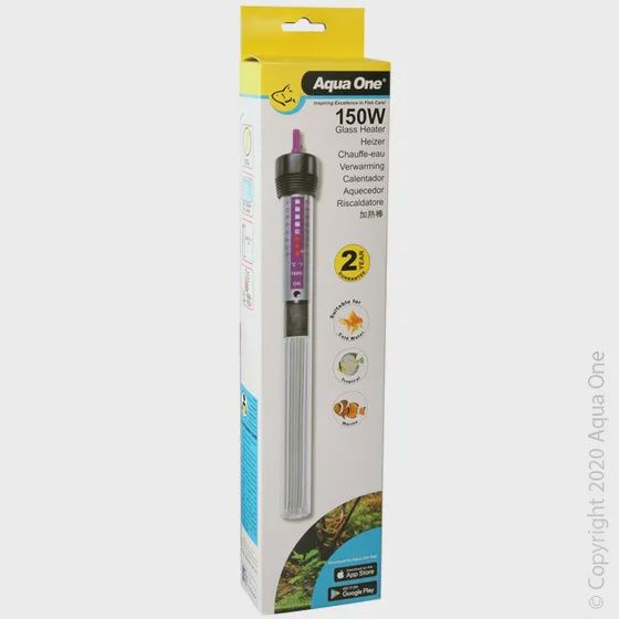 Aqua One 150W Glass Heater 24.5cm