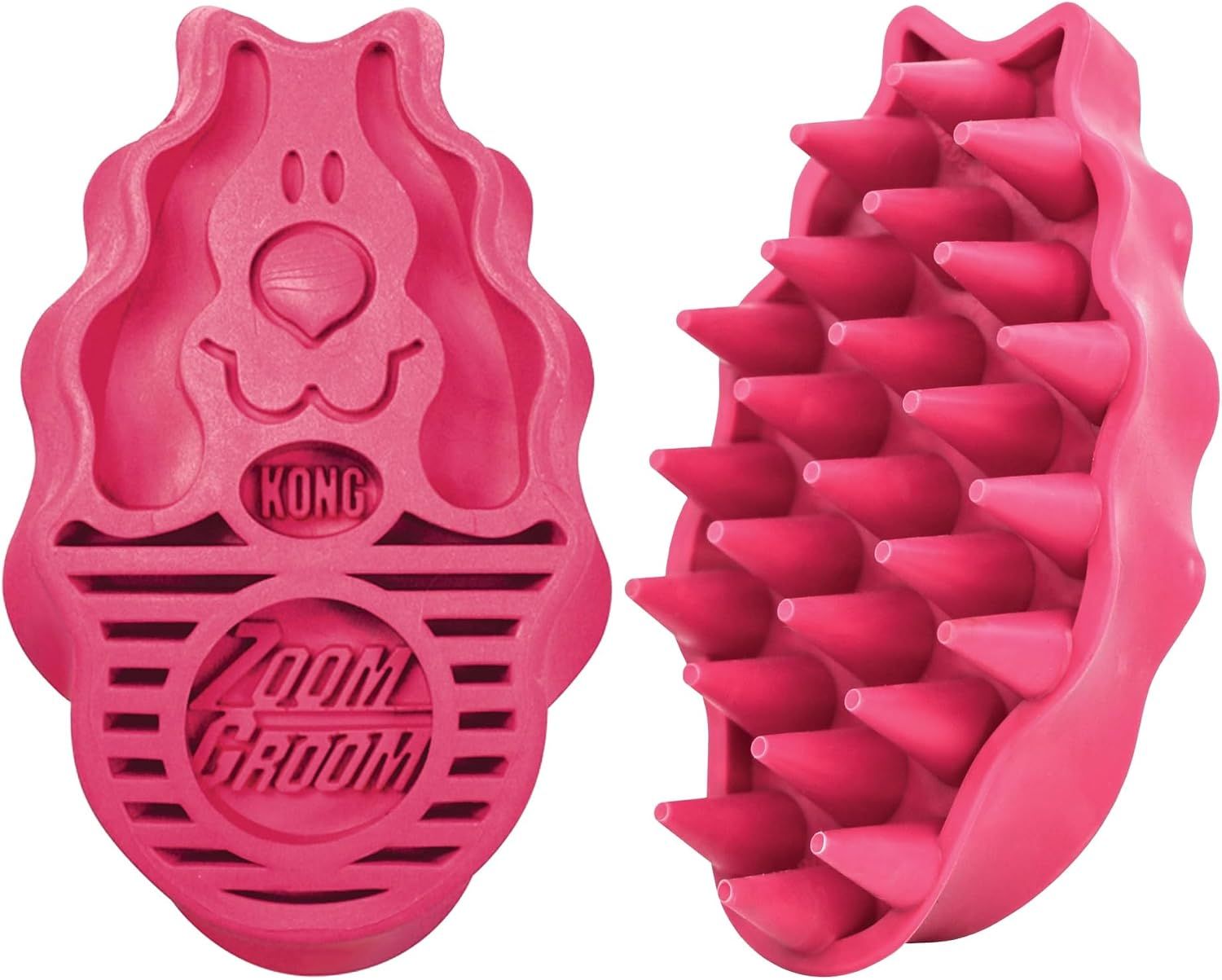 KONG Zoom Groom - Raspberry
