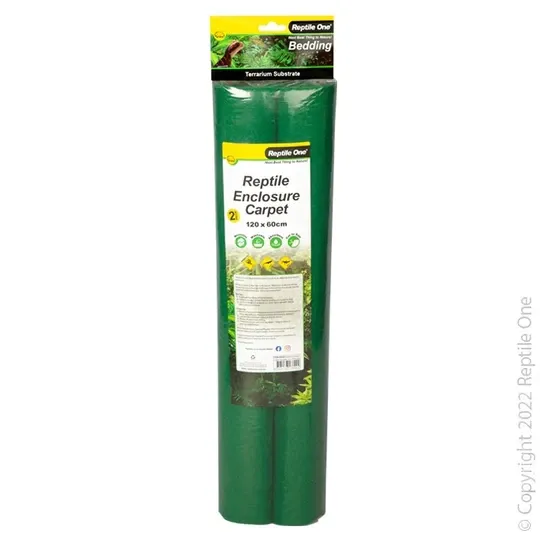 Reptile One Enclosure Carpet 2pk - Reusable 120 x 60cm