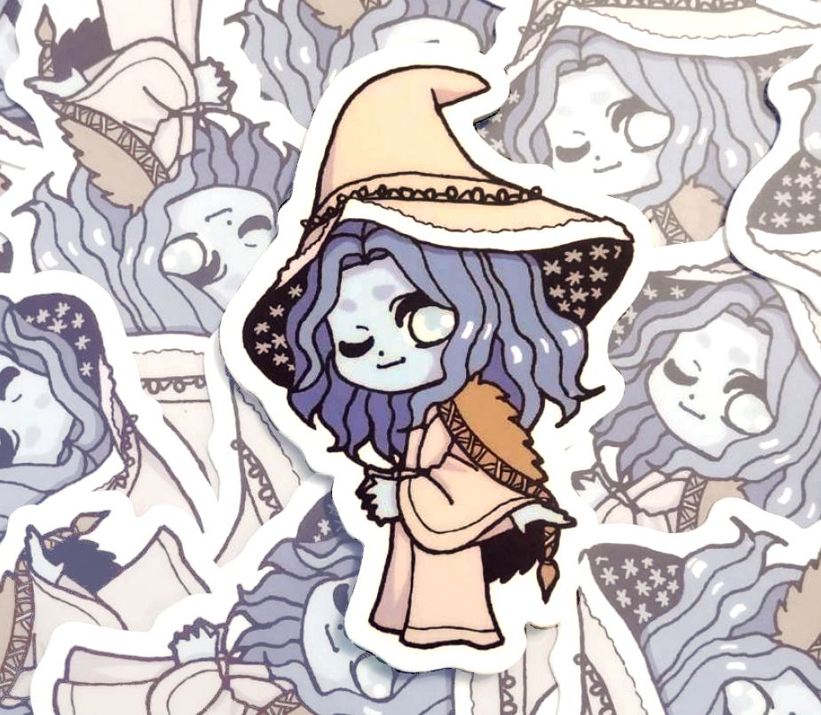 Vinyl Sticker: Ranni (Elden Ring)