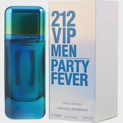 212 VIP MEN PARTYFEVER limited edition BLUE EDT 100ml