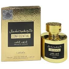 Lattafa Confidential Private Gold EDP 3.4 oz