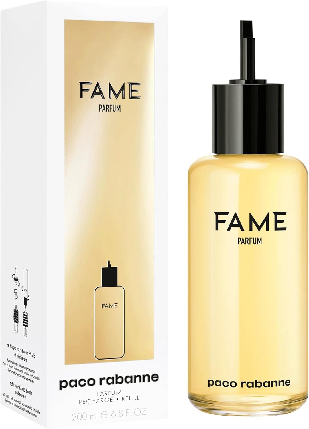 Fame Refill by Paco Rabanne - Eau de Parfum - 6.8 oz