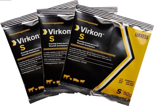 Virkon®S 50x50 gram sachets (doosje)