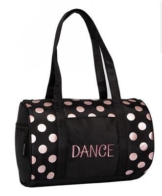 BAG DUFFEL DOTS - ROSE GOLD (H-1053)