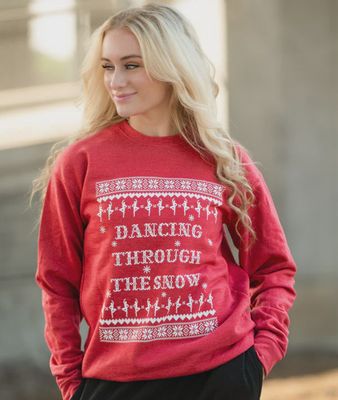 SWEATSHIRT DANCING THROUGH THE SNOW (COV-DTTS)