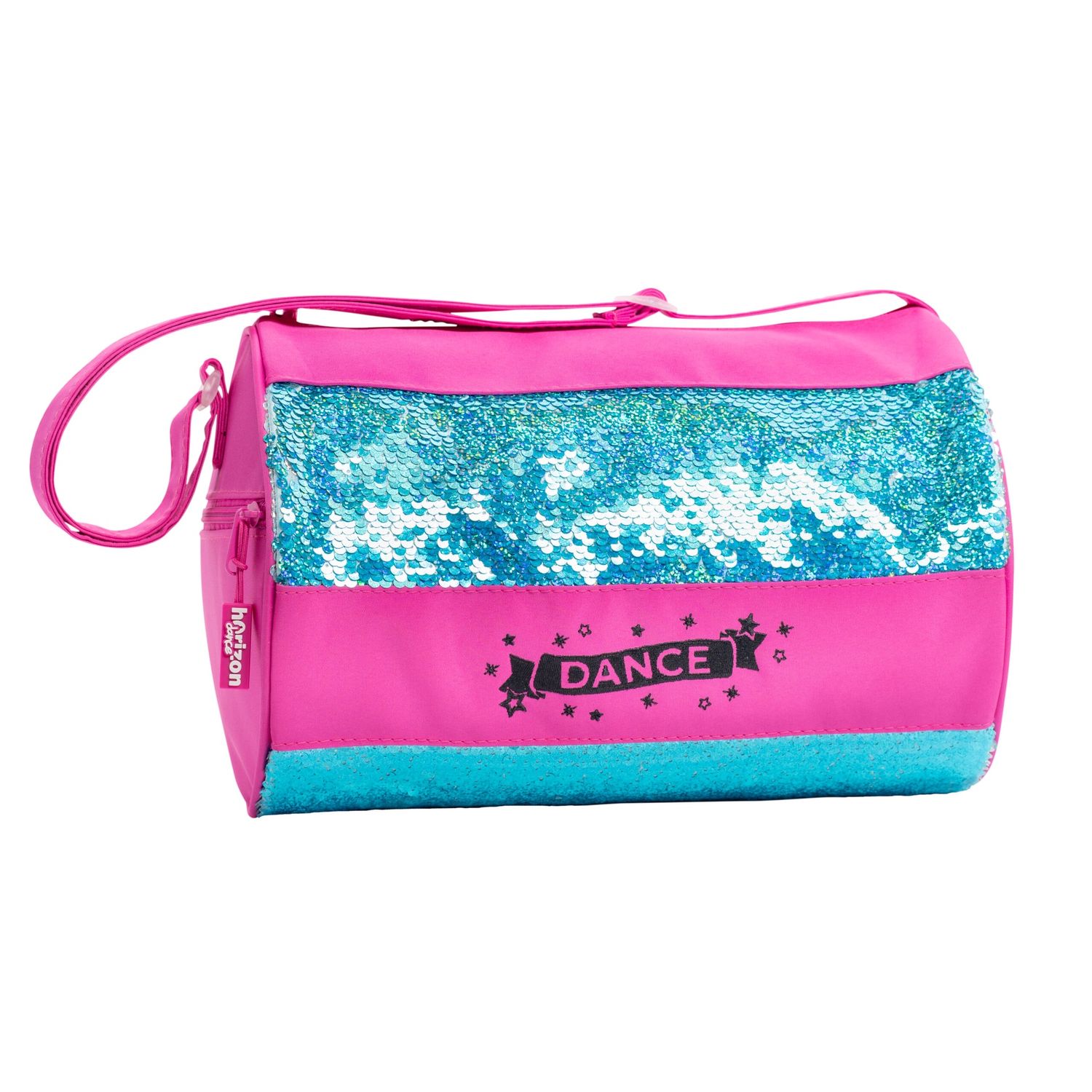 BAG DUFFEL NANCY - PINK/AQUA (H-1104)