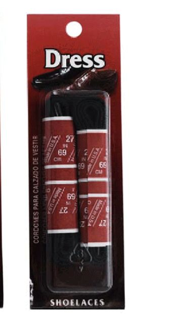 SHOE LACE ROUND 36 (FL-LC1UWBLK36), Color: BLACK
