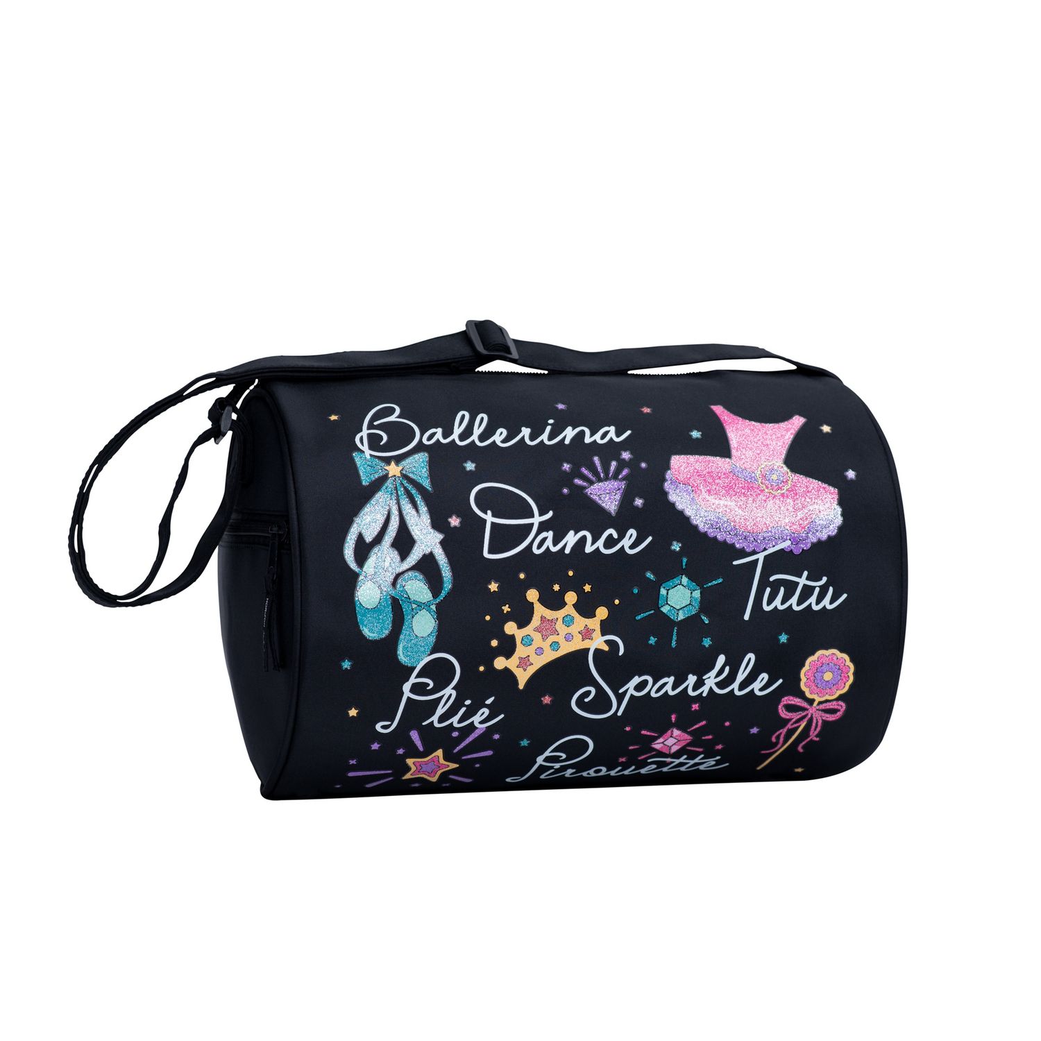 BAG DUFFEL STEPHANIE - BLACK (H-1701)