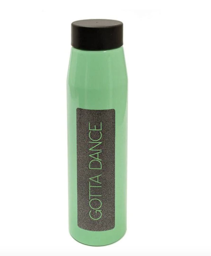 WATER BOTTLE GOTTA DANCE SPARKLY (COV-GDSWB), Color: MINT