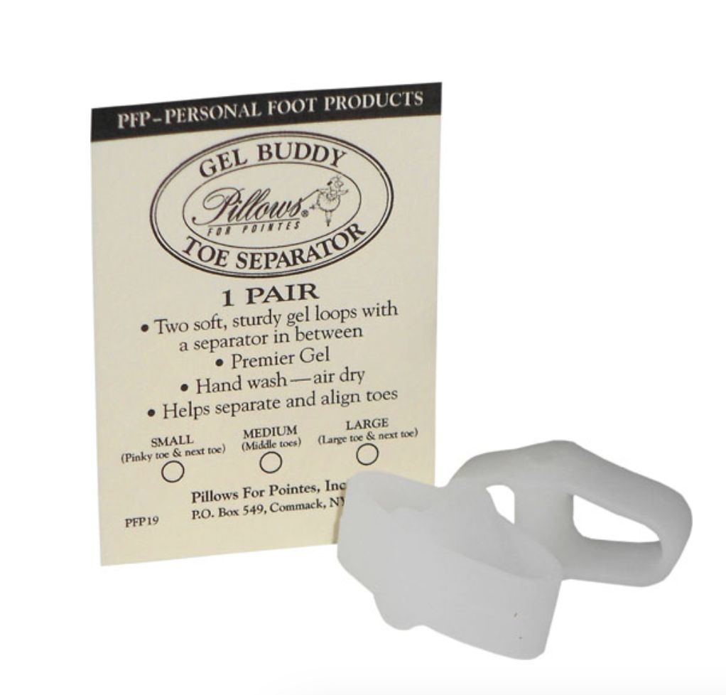 GEL BUDDY TOE SEPERATOR (PFP-PFP19), Color: CLEAR, Size: S
