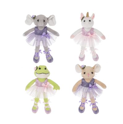 STUFFED ANIMAL W/TUTU 9&quot; (G-H15331)