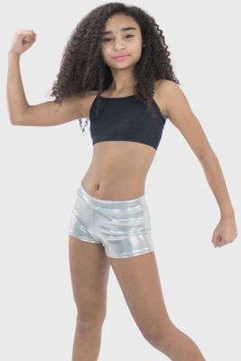 SHORTS FOIL METALLIC CHILD (BM-7559GM)