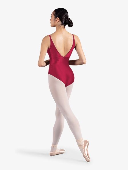 LEO CAMI TWIST BACK (M-2191LM), Color: RASPBERRY, Size: S