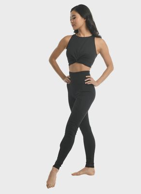 CROP TANK WITH TWIST FRONT (D-23308A)