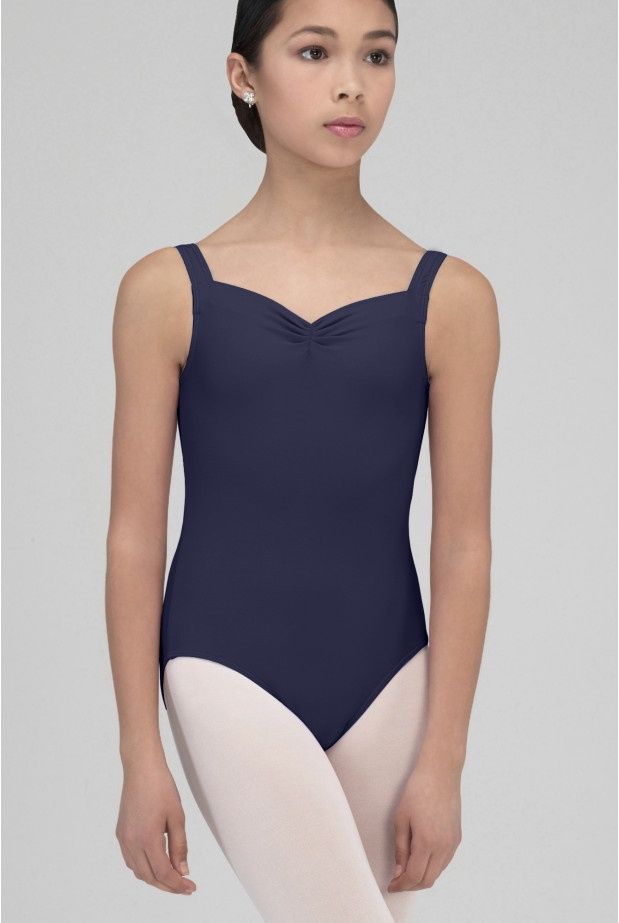 LEO TANK PINCH FRONT FAUSTINE CHILD (WM-FAUSTINEC), Color: NAVY, Size: 6_8