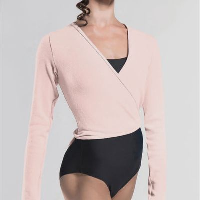 KNIT WRAP TOP CHILD (WM-CARMENC)