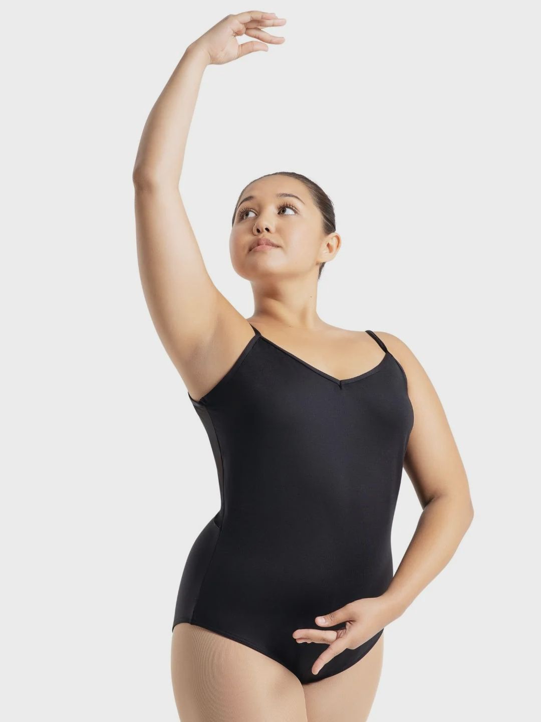 LEO CAMI MESH V-BACK (C-SE1075W), Color: BLACK, Size: XS