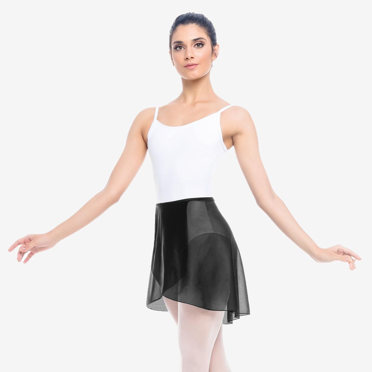 SKIRT WRAP HI-LOWBACK ADULT &quot;ANKARA&quot; (SD-SL60), Color: BLACK, Size: P