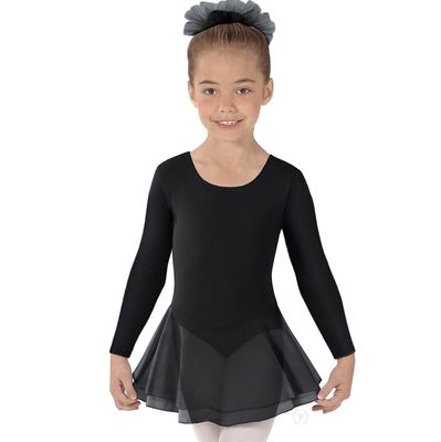 GIRLS COTTON LONG SLEEVE DRESS (E-10465)