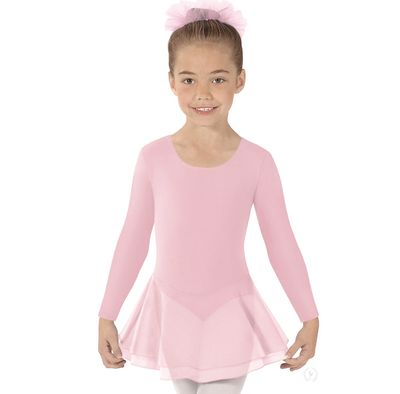 GIRLS COTTON LONG SLEEVE DRESS (E-10465)