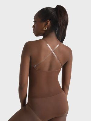 PLUNGE NECK MESH MIDRIFF LEO KIDS (C-3763T)