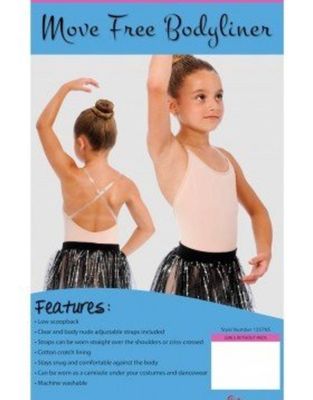 BODYLINER NO PAD CLR STRAPS CHILD (QT-1357NS)