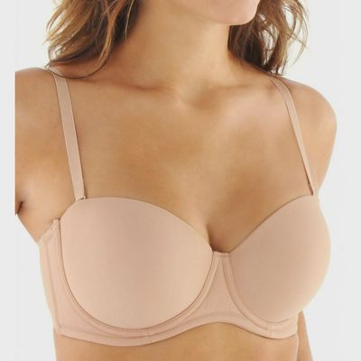 BRA W/CLEAR STARPS AND UNDERWIRE (QT-1103)
