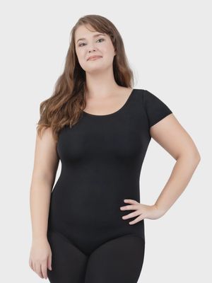 SHORT SLEEVE LEOTARD ADULT (C-TB133)