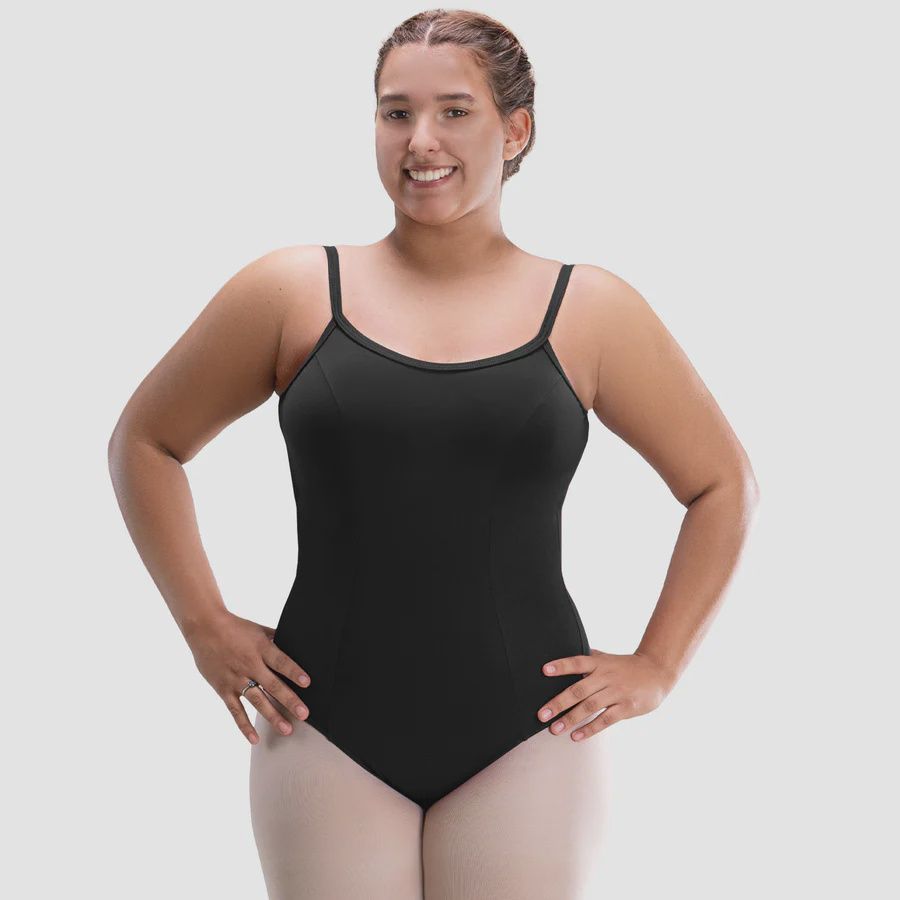 LEO CAMI CURVY (SD-SL192), Color: BLACK, Size: S