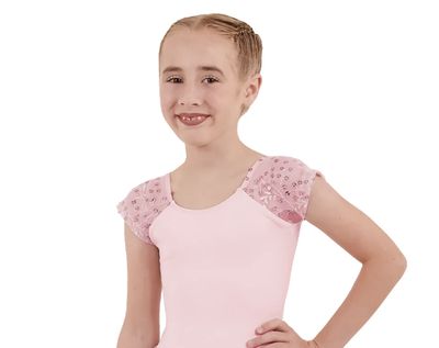 LEO CAP SLEEVE W/SPARKLES (E-05251C)